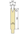 Abkantwerkzeug Typ Trumpf V10 30° R3